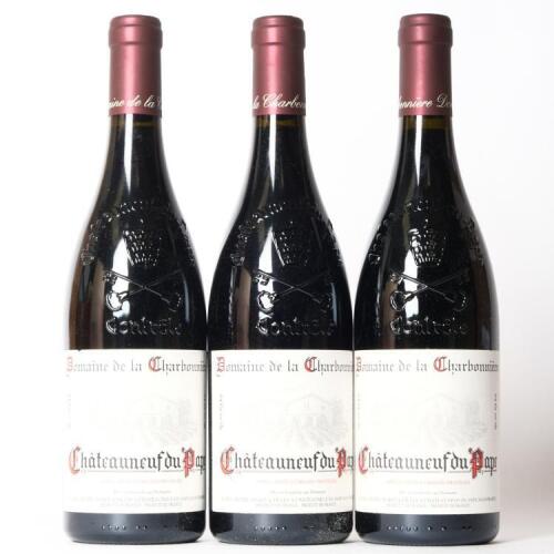 (3) 2016 Domaine de la Charbonniere Chateauneuf du Pape