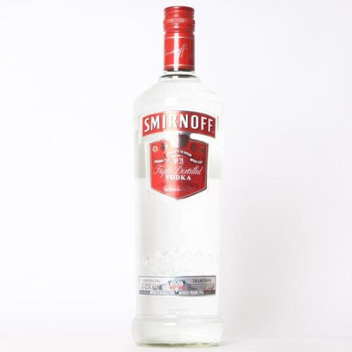 (1) Smirnoff Vodka 1000ml 37.5% abv, Australia
