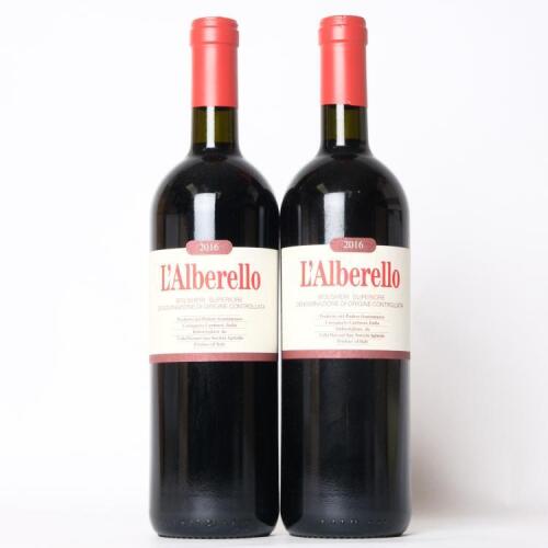 (2) 2016 Podere Grattamacco L'Alberello Bolgheri Superiore, Tuscany