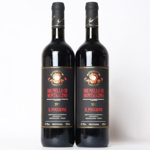 (2) 2017 Il Poggione Brunello di Montalcino, Tuscany