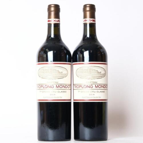 (2) 2014 Chateau Troplong Mondot, St Emilion