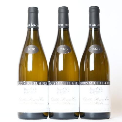 (3) 2020 Domaine Louis Michel Montmains 1er Cru, Chablis