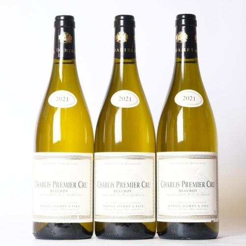(3) 2021 Domaine Daniel Dampt et Fils Beauroy 1er Cru, Chablis