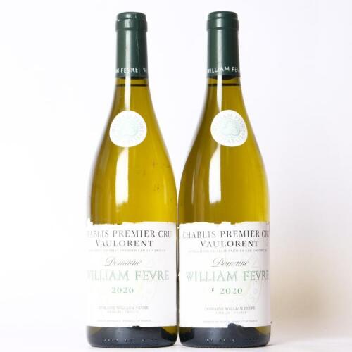 (2) 2020 Domaine William Fevre Vaulorent 1er Cru, Chablis