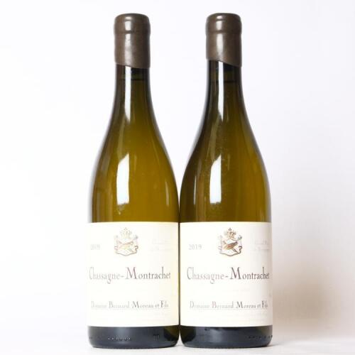 (2) 2019 Domaine Bernard Moreau et Fils Chassagne-Montrachet, Cote de Beaune