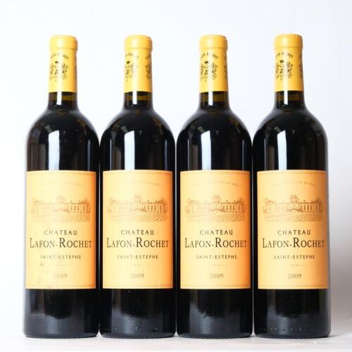 (4) 2009 Chateau Lafon-Rochet 4eme Cru Classe, St Estephe