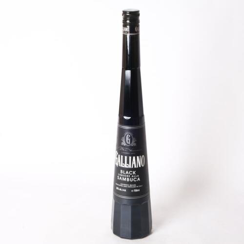 (1) Galliano Black Liquore alla Sambuca 700ml 30% abv, Italy