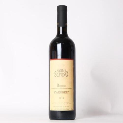 (1) 2016 Paolo Scavino Carobric Barolo, Piedmont