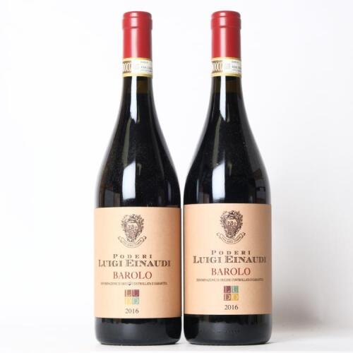 (2) 2016 Poderi Luigi Einaudi Barolo, Piedmont