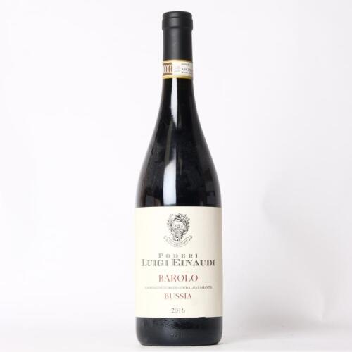 (1) 2016 Poderi Luigi Einaudi Bussia Barolo, Piedmont