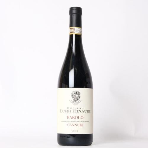 (1) 2016 Poderi Luigi Einaudi Cannubi Barolo, Piedmont