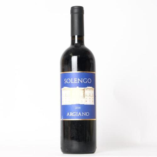 (1) 2016 Argiano Solengo Cabernet Sauvignon/Petit Verdot/Merlot/Sangiovese, Tuscany