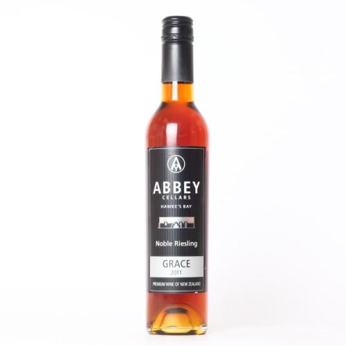 (1) 2011 Abbey Cellars Grace Noble Riesling 375ml, Hawkes Bay