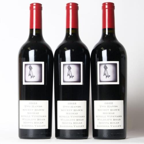 (3)&nbsp;2022 Two Hands Wines 'Secret Block' Shiraz, Barossa SA