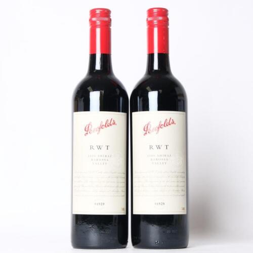 (2) 2006 Penfolds RWT Shiraz, Barossa SA