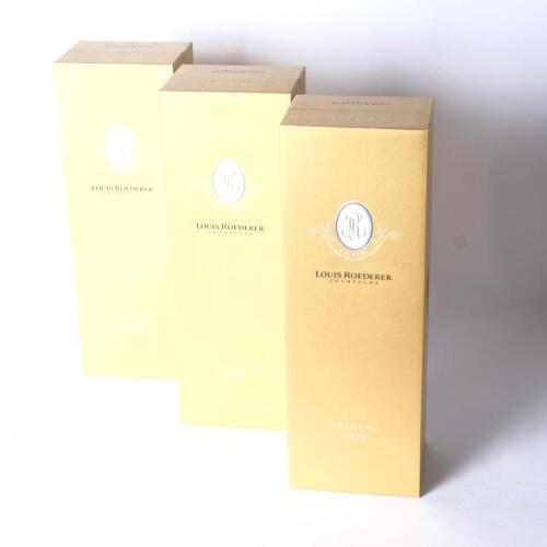 (3) 2008 Louis Roederer Cristal Millesime Brut