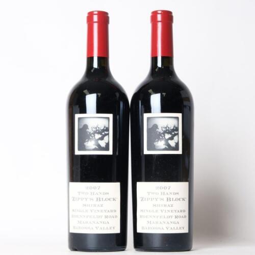 (2) 2007 Two Hands Zippy's Block Shiraz, Barossa SA