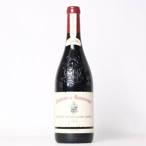 (1) 1998 Chateau de Beaucastel Oenotheque Chateauneuf du Pape