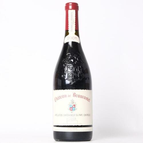 (1) 2001 Chateau de Beaucastel Oenotheque Chateauneuf du Pape