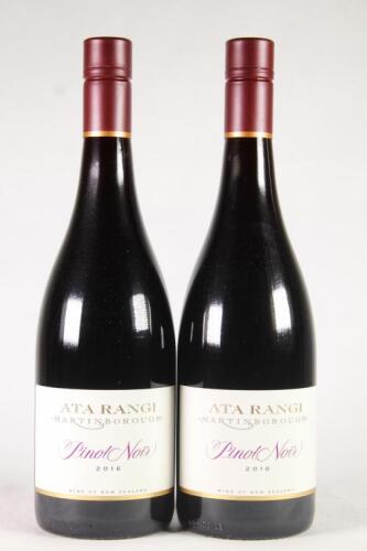 (2) 2016 Ata Rangi Pinot Noir, Martinborough