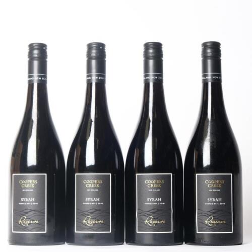 (4) 2018 Coopers Creek Reserve Syrah, Hawkes Bay