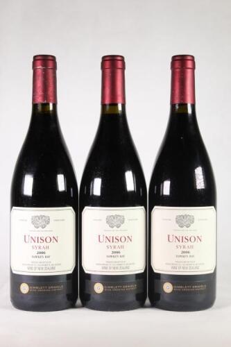 (3) 2006 Unison Syrah, Hawkes Bay