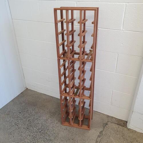 (1) Redrack Californian Redwood Wine Rack (36 bottles)