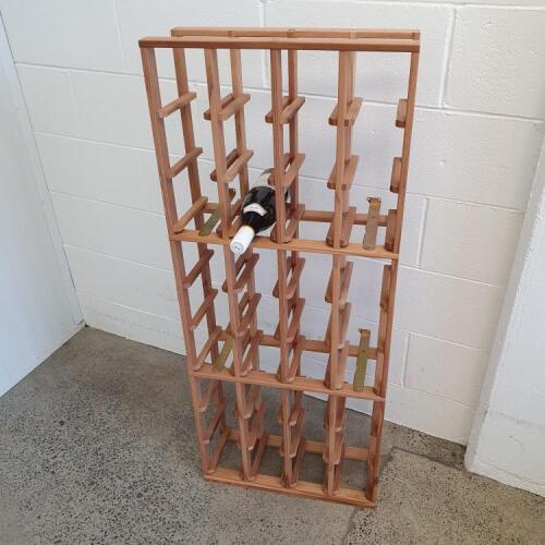 (1) Redrack Californian Redwood Wine Rack (36 bottles)&nbsp;