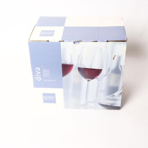(6) Schott Zweisel DIVA Bordeaux 591ml 8015/22