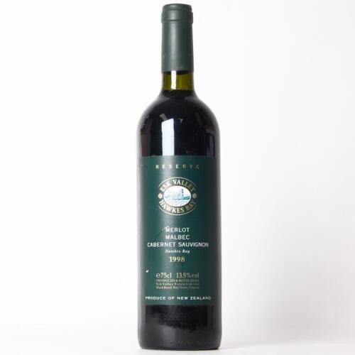 (1) 1998&nbsp;Esk Valley Reserve Merlot/Malbec/Cabernet Sauvignon, Hawkes Bay&nbsp;