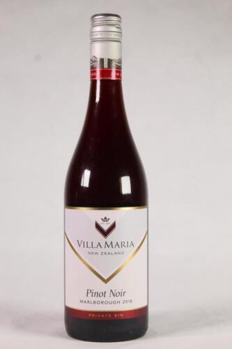 (1) 2018 Villa Maria Private Bin Pinot Noir, Marlborough