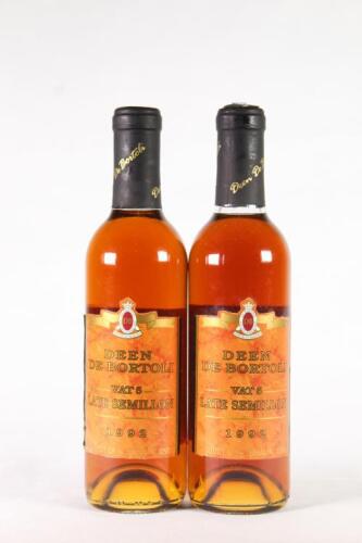 (2) 1992 Deen De Bortoli Vat 5 Late Semillon 375ml, Bilbul NSW