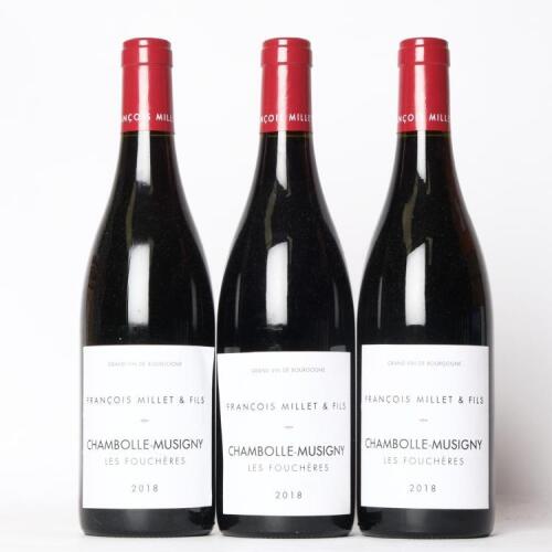 (3) 2018 Francois Millet Chambolle Musigny Les Fourcheres, Cote de Nuits