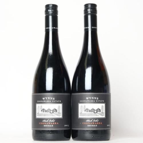 (2) 2013 Wynns Black Label Shiraz, Coonawarra SA