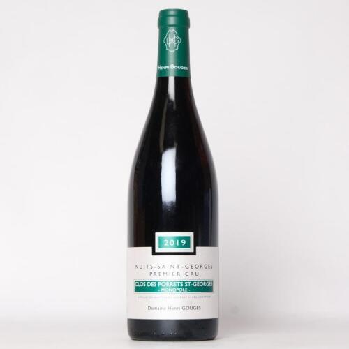 (1) 2019 Domaine Henri Gouges Nuits St Georges Clos des Porrets St Georges Monopole 1er Cru, Cote de Nuits