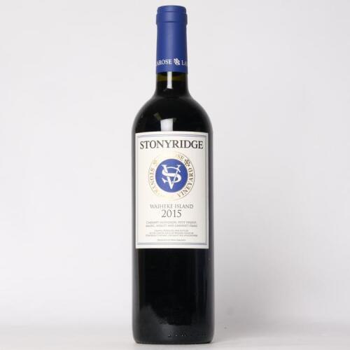 (1) 2015 Stonyridge Vineyard Larose, Waiheke