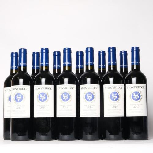 (12) 2019 Stonyridge Vineyard Larose, Waiheke