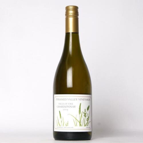 (1) 2009 Pyramid Valley Vineyards Field of Fire Chardonnay, Waikari