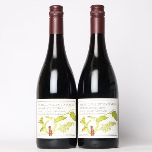 (2) 2009 Pyramid Valley Vineyards Howell Family Vineyard Cabernet Franc, Hawkes Bay