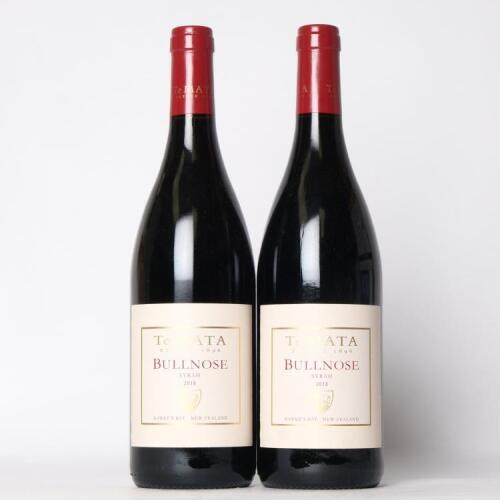 (2) 2018 Te Mata Estate Bullnose Syrah, Hawkes Bay