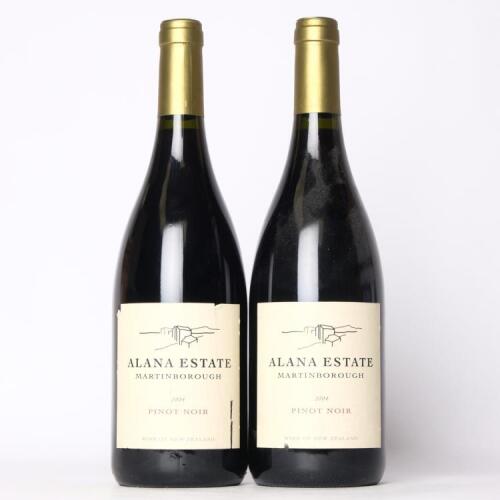 (2) 2004 Alana Estate Pinot Noir, Martinborough