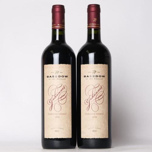 (2) 1998 Basedow Johannes Shiraz, Barossa SA
