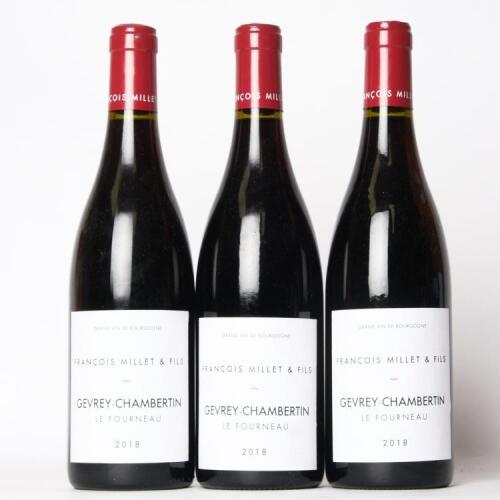 (3) 2018 Francois Millet Gevrey Chambertin Le Fourneau, Cote de Nuits