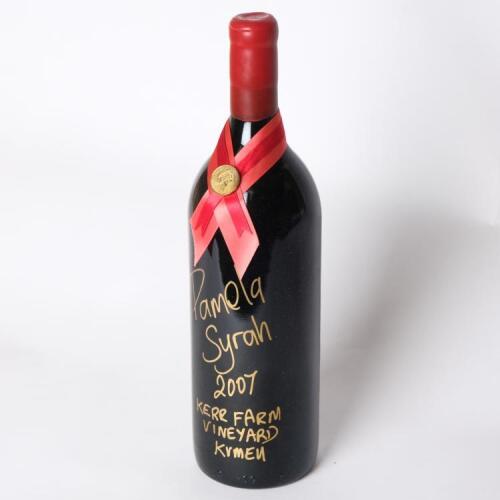 (1) 2007 Kerr Farm Pamela Syrah 1500ml, Kumeu