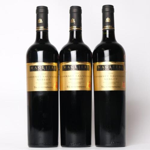 (3) 2002 Magliere Cellar Reserve Cabernet Sauvignon/Merlot, McLaren Vale SA