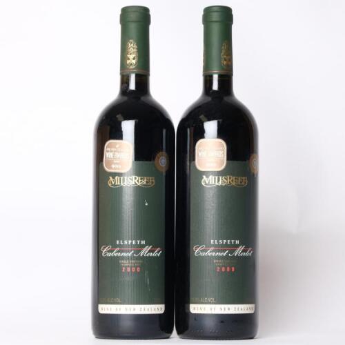 (2) 2000 Mills Reef Elspeth Cabernet Sauvignon/Merlot, Gimblett Gravels