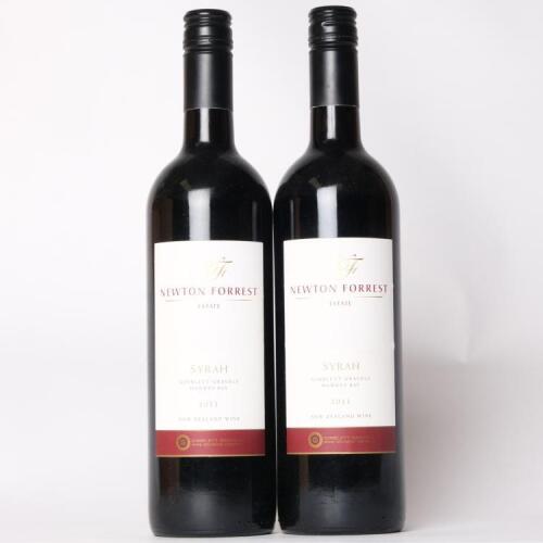 (2) 2011 Newton Forrest Syrah, Gimblett Gravels