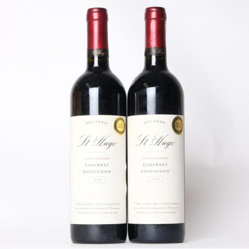 (2) 1999 Orlando St Hugo Cabernet Sauvignon, Coonawarra SA