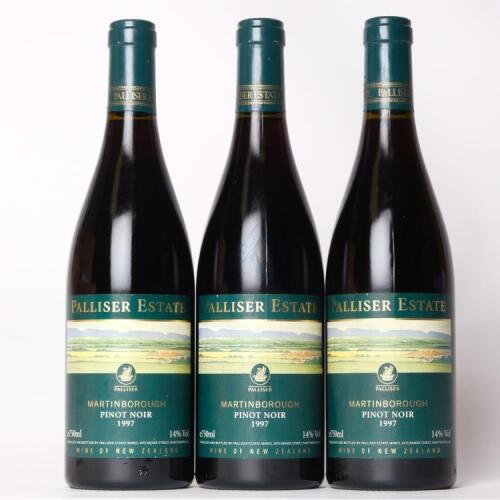 (3) 1997 Palliser Estate Pinot Noir, Martinborough