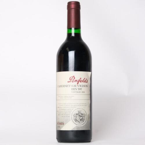 (1) 1998 Penfolds Bin 707 Cabernet Sauvignon, South Australia